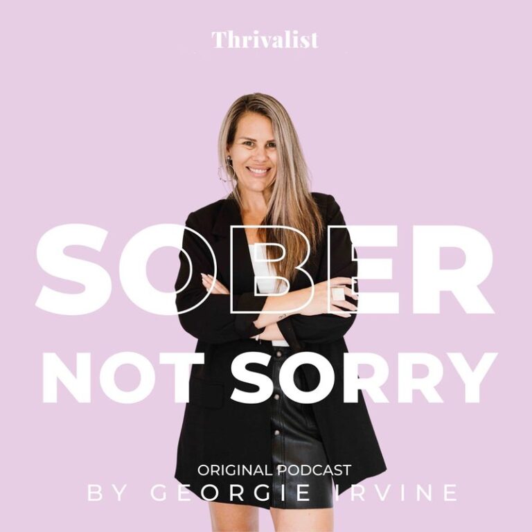 Sober Not Sorry podcast cover