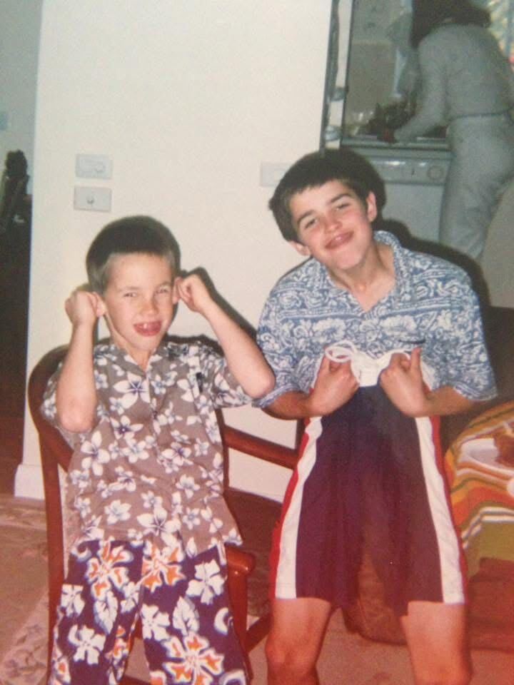 Davey Lloyd as a young boy